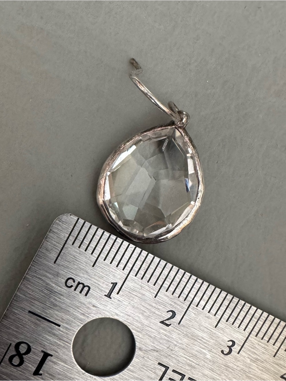 Ippolita Sterling Clear Quartz Teardrop Earrings - Picture 6 of 8